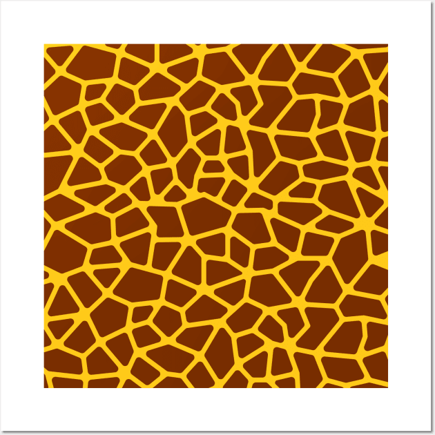 Giraffe Pattern Wall Art by Brady